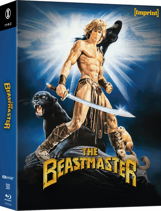 PRE-ORDER The Beastmaster (1982) Limited Lenticular Hardbox & Steelbook Imprint - 4K UHD / Blu-ray Region Free