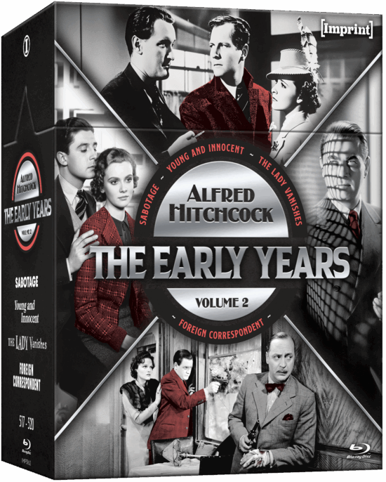 *UPDATE* PRE-ORDER Hitchcock: The Early Years – Volume 2 ('36 - '40) Limited Hardbox Imprint - Blu-ray Region Free