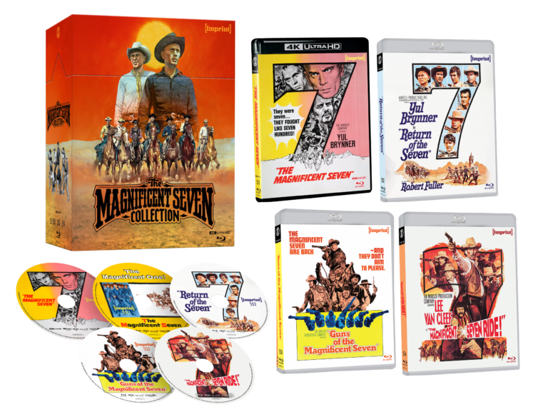 PRE-ORDER The Magnificent Seven Collection (1960 – 1972) Limited Box Set Imprint - Blu-ray Region Free