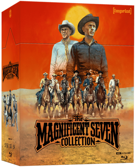 PRE-ORDER The Magnificent Seven Collection (1960 – 1972) Limited Box Set Imprint - Blu-ray Region Free