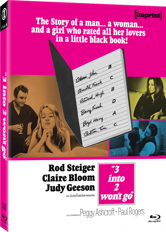 PRE-ORDER Three Into Two Won’t Go (1969) Limited Edition Slipcase Imprint - Blu-ray Region Free