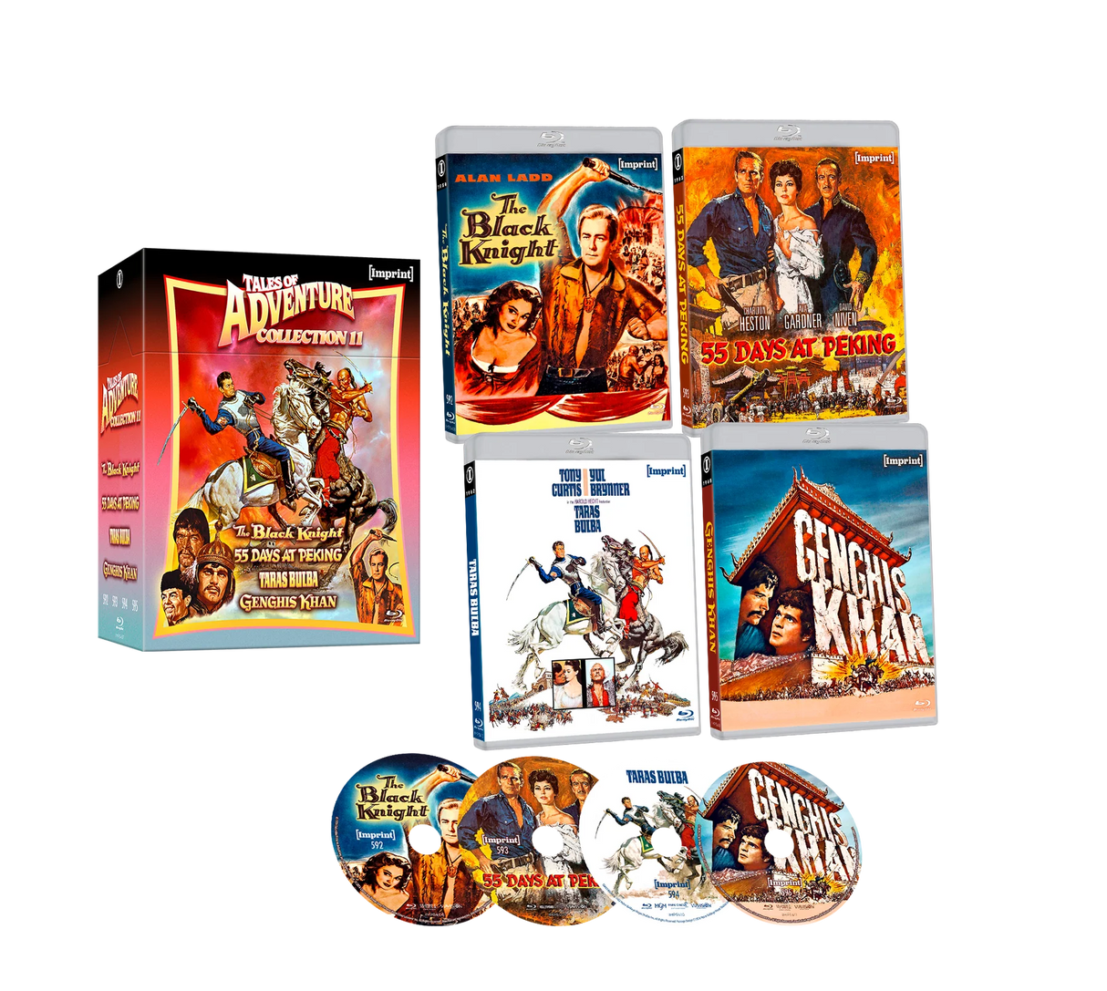 PRE-ORDER Tales of Adventure: Collection 11 (4 Films) Limited Edition Hardbox Imprint - Blu-ray Region Free
