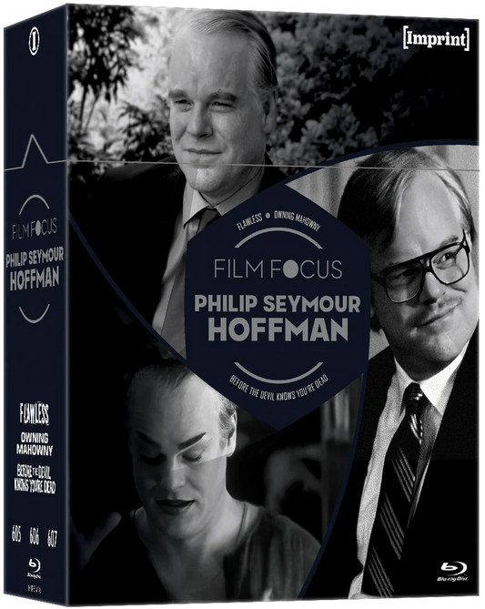 PRE-ORDER Film Focus: Philip Seymour Hoffman (3 Films) Limited Edition Hardbox Imprint - Blu-ray Region Free