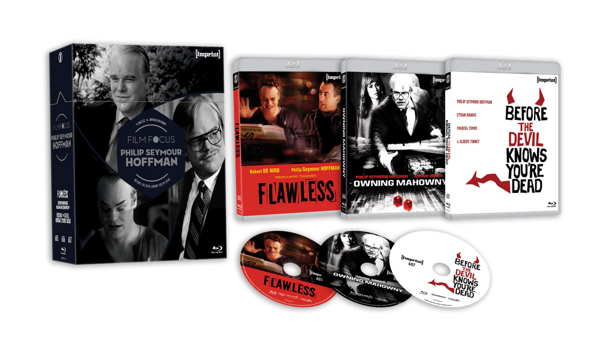 PRE-ORDER Film Focus: Philip Seymour Hoffman (3 Films) Limited Edition Hardbox Imprint - Blu-ray Region Free