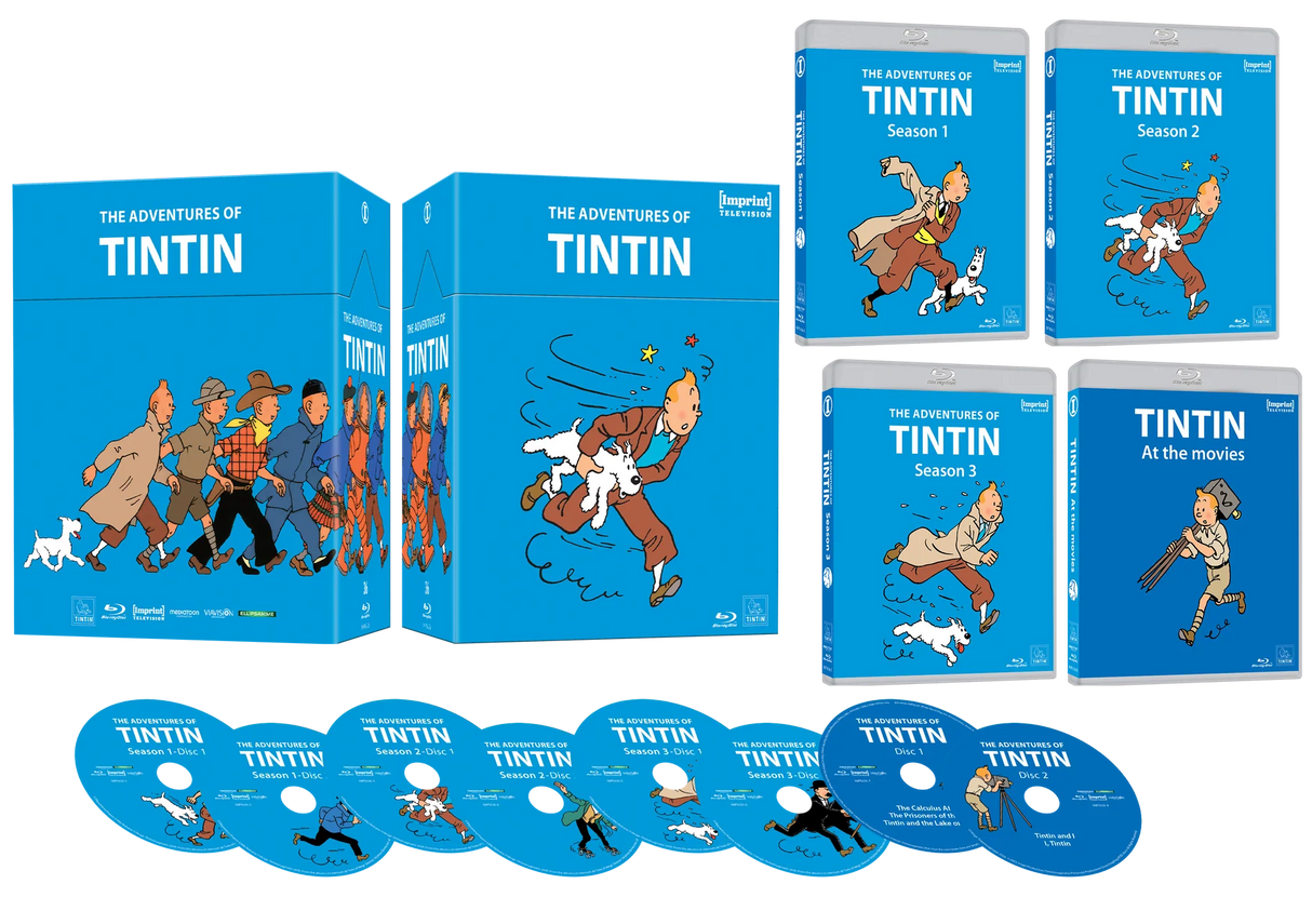 PRE-ORDER Adventures of TinTin: Complete Collection - Limited Edition Imprint - Blu-ray Region Free