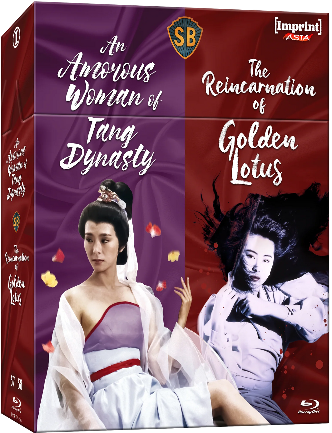 PRE-ORDER An Amorous Woman of Tang Dynasty / The Reincarnation of Golden Lotus - Limited Edition Hardbox Imprint - Blu-ray Region Free