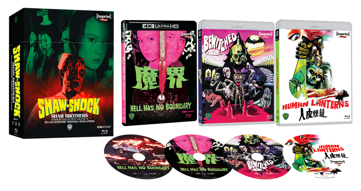 PRE-ORDER Shaw-Shock: Shaw Brothers Horror Collection Vol. 4 - Limited Edition Hardbox Imprint - 4K UHD / Blu-ray