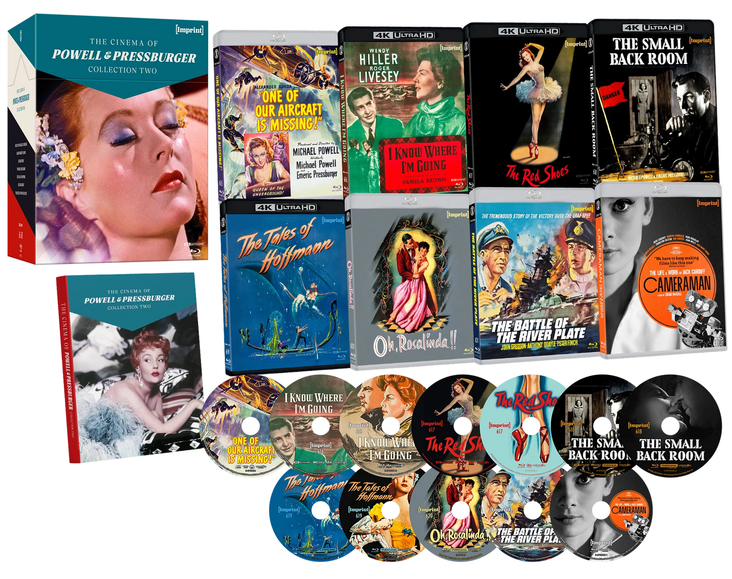 PRE-ORDER Cinema Of Powell & Pressburger – Collection Two ('42 – '56) *NOTE* Limited Edition Hardbox Imprint - 4K UHD / Blu-ray Region Free