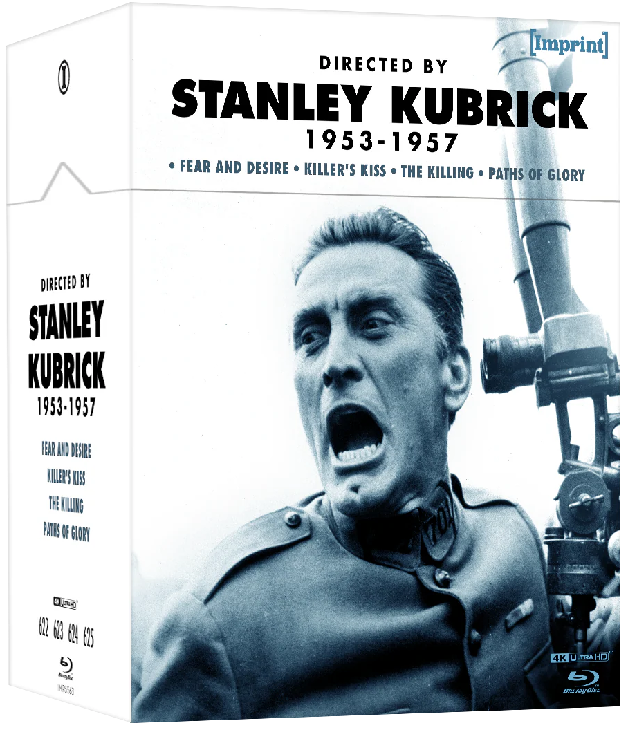 PRE-ORDER Directed by Stanley Kubrick ('53 – '57) *NOTE* Limited Edition Hardbox Imprint - 4K UHD / Blu-ray Region Free