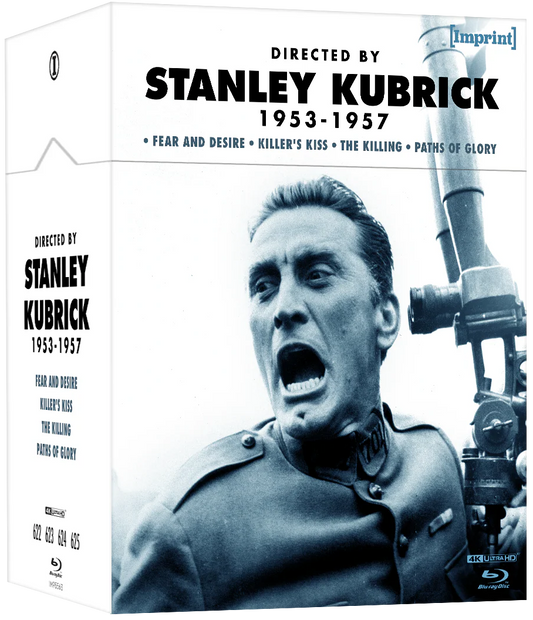 PRE-ORDER Directed by Stanley Kubrick ('53 – '57) *NOTE* Limited Edition Hardbox Imprint - 4K UHD / Blu-ray Region Free