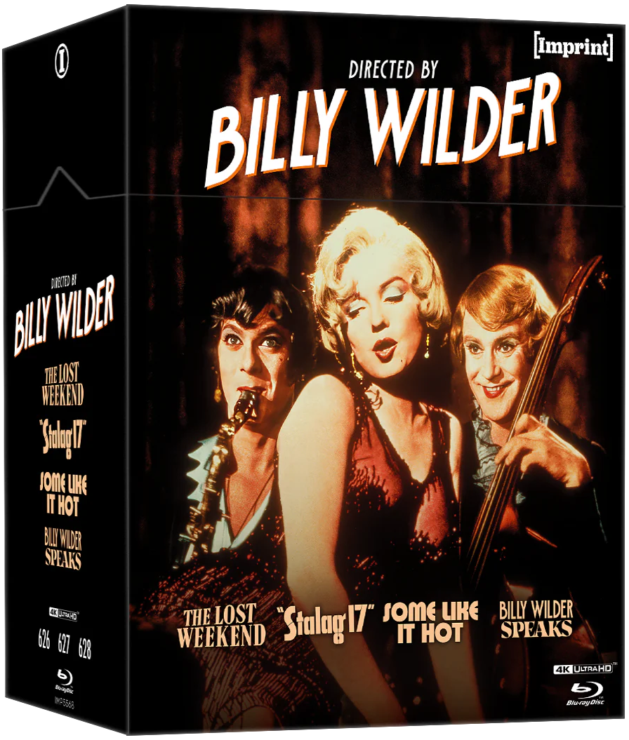 PRE-ORDER Directed by Billy Wilder ('45 - '59) *NOTE* Limited Edition Hardbox Imprint - 4K UHD / Blu-ray Region Free