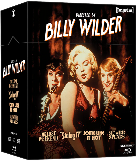 PRE-ORDER Directed by Billy Wilder ('45 - '59) *NOTE* Limited Edition Hardbox Imprint - 4K UHD / Blu-ray Region Free