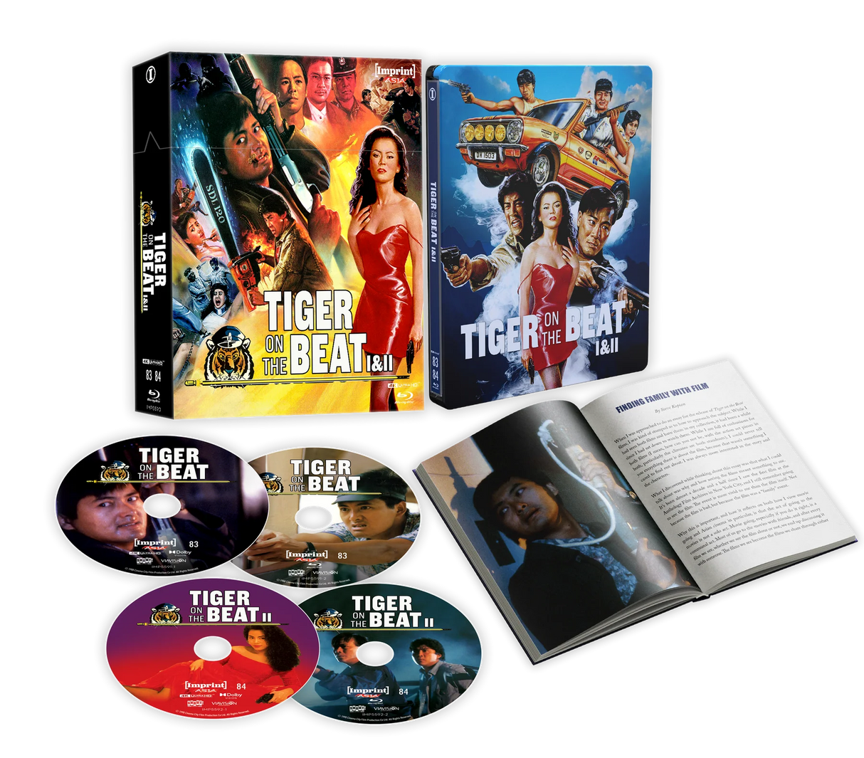 PRE-ORDER Tiger on the Beat I & II - Limited Edition Hardbox + Steelbook - 4K UHD / Blu-ray