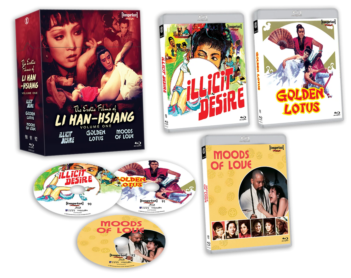 PRE-ORDER Erotic Films of Li Han-Hsiang: Volume One - Limited Edition Hardbox Imprint - Blu-ray Region Free