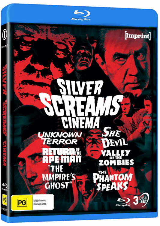 Silver Screams Cinema ('45 - '57) 3-Disc Standard Edition Imprint - Blu-ray Region Free