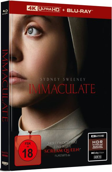 PRE-ORDER Immaculate (2024) LE Mediabook - 4k UHD
