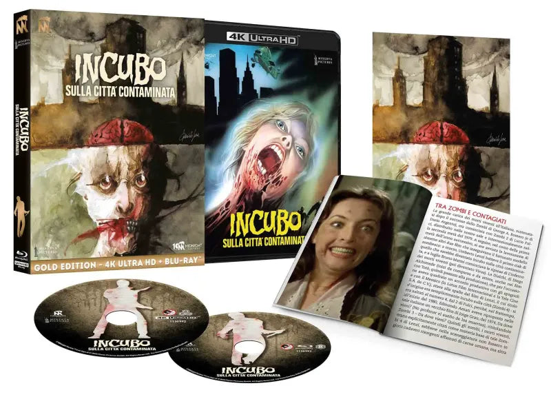 Nightmare City (1980) Limited Gold Edition Midnight Factory - 4K UHD / Blu-ray Region B