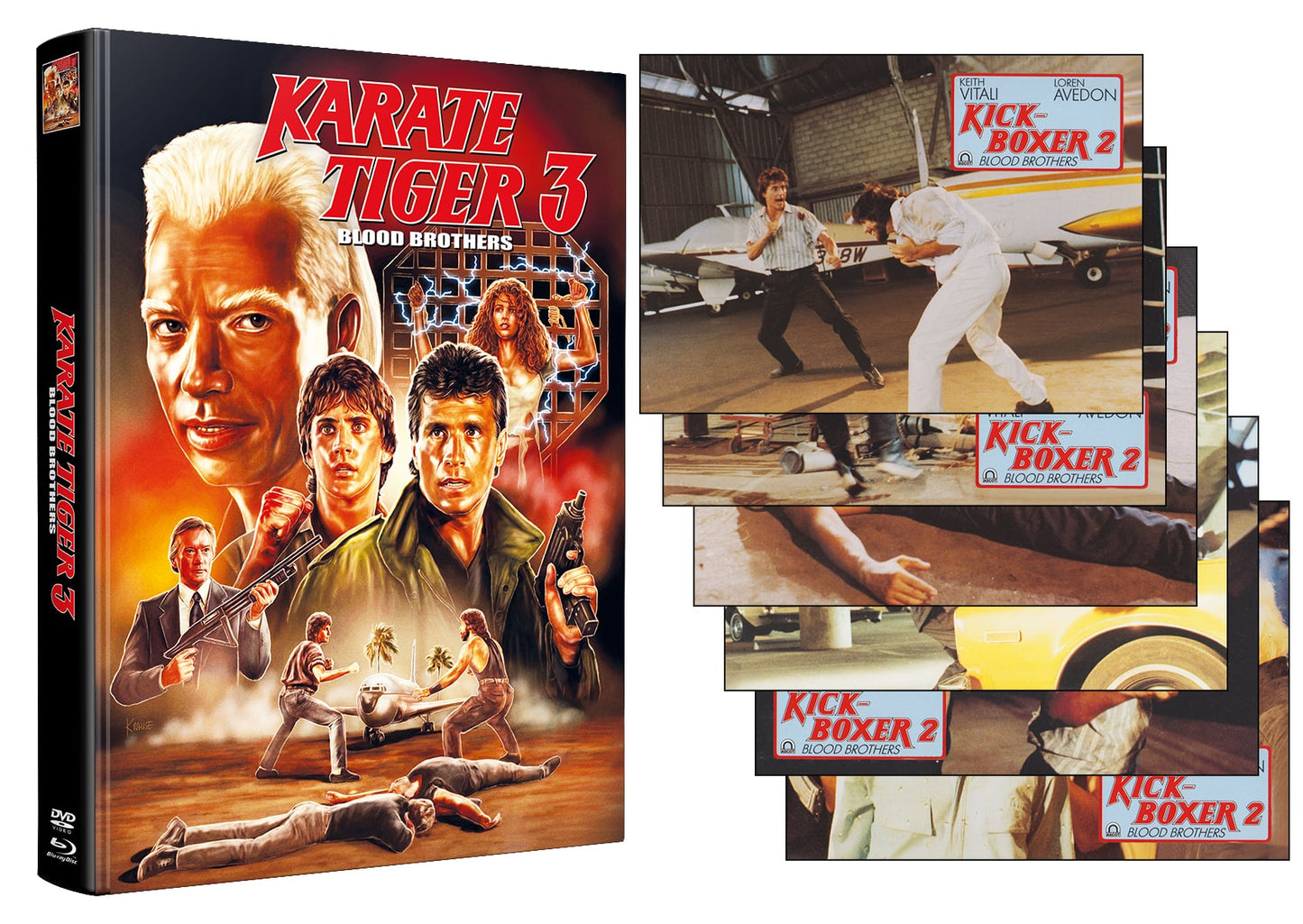 PRE-ORDER Karate tiger 3 (1990) LE 111 Padded Mediabook - Blu-ray / DVD Region B