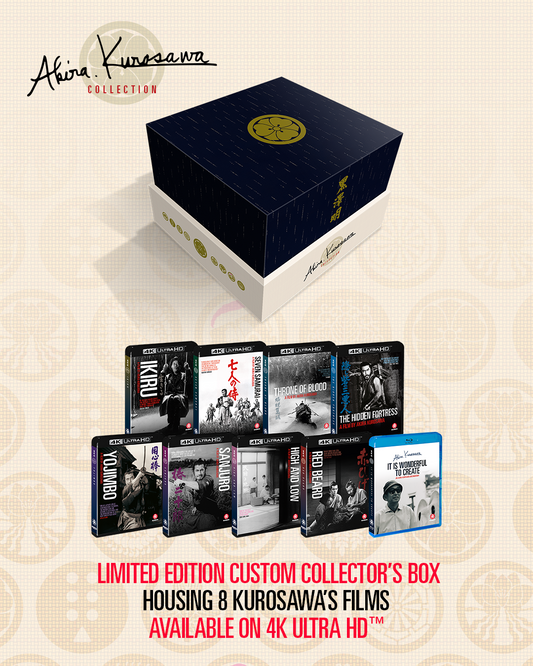 PRE-ORDER Akira Kurosawa Collection (9-Disc) Madman - 4K UHD / Blu-ray Region Free