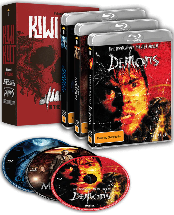 Kiwi Kult: Volume 1 (3 Films) Umbrella Box Set - Blu-ray Region Free