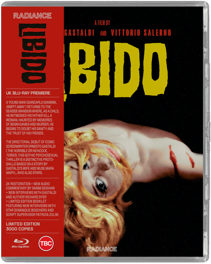 PRE-ORDER Libido (1965) Limited Edition Radiance UK - Blu-ray Region B