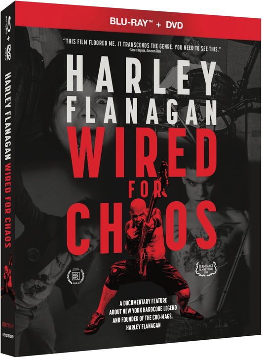 Harley Flanagan: Wired For Chaos (2025) w/ Slipcover - Blu-ray / DVD Region Free