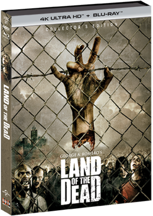 Land of the Dead (2005) LE Slipcover Scream Factory - 4K UHD / Blu-ray Region A