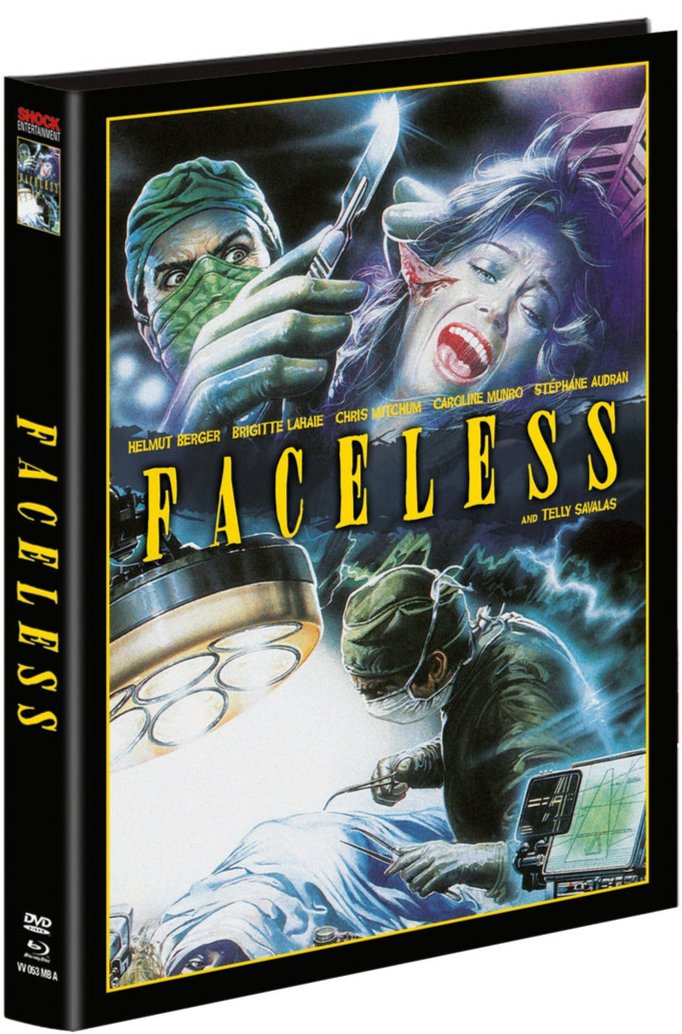 Faceless (1988) LE 999 Padded Mediabook - Blu-ray Region B