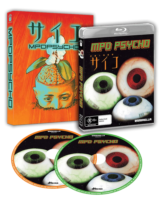 PRE-ORDER MPD Psycho (2000) Limited Edition Slipcover Umbrella - Blu-ray Region Free