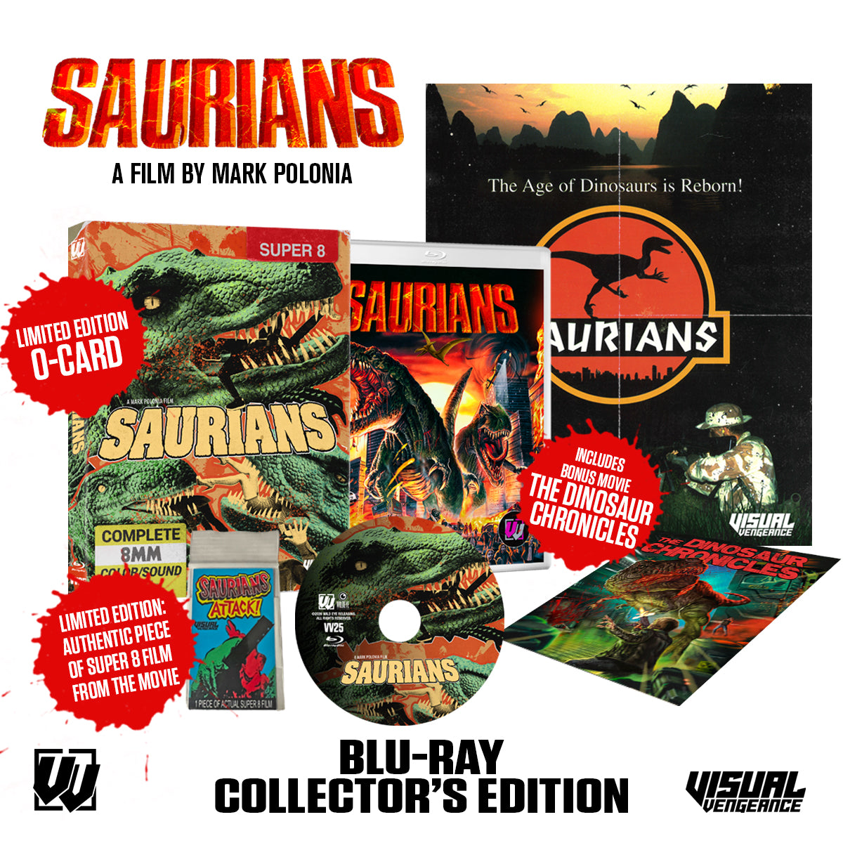 PRE-ORDER Saurians (1994) Collector's Edition Visual Vengeance - Blu-ray Region Free