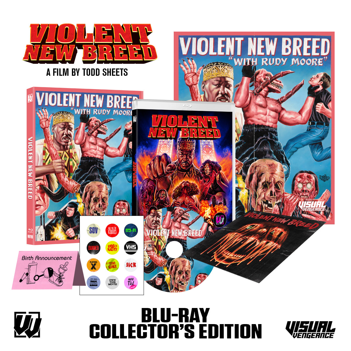 PRE-ORDER Violent New Breed (1997) Collector's Edition Visual Vengeance - Blu-ray Region Free