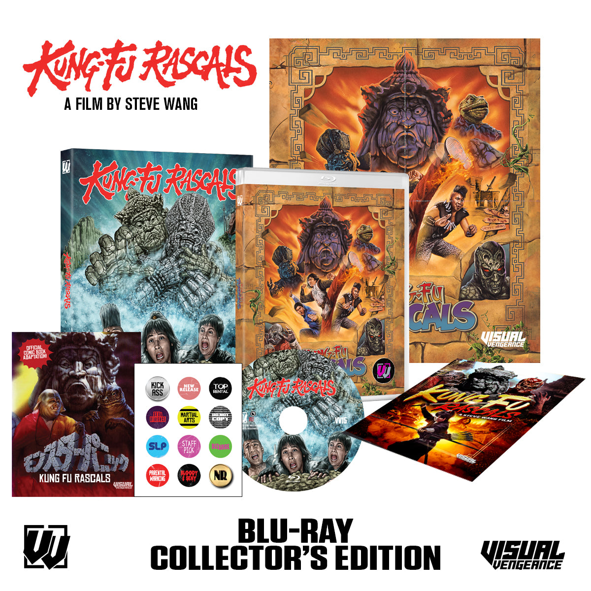 PRE-ORDER Kung Fu Rascals (1992) Visual Vengeance Collector's Edition - Blu-ray Region Free