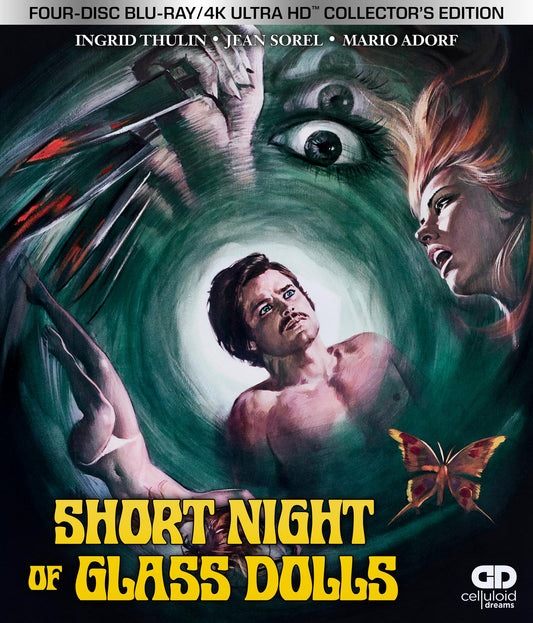 PRE-ORDER Short Night of Glass Dolls (1971) 4-Disc Collector's Edtion - 4K UHD / Blu-ray