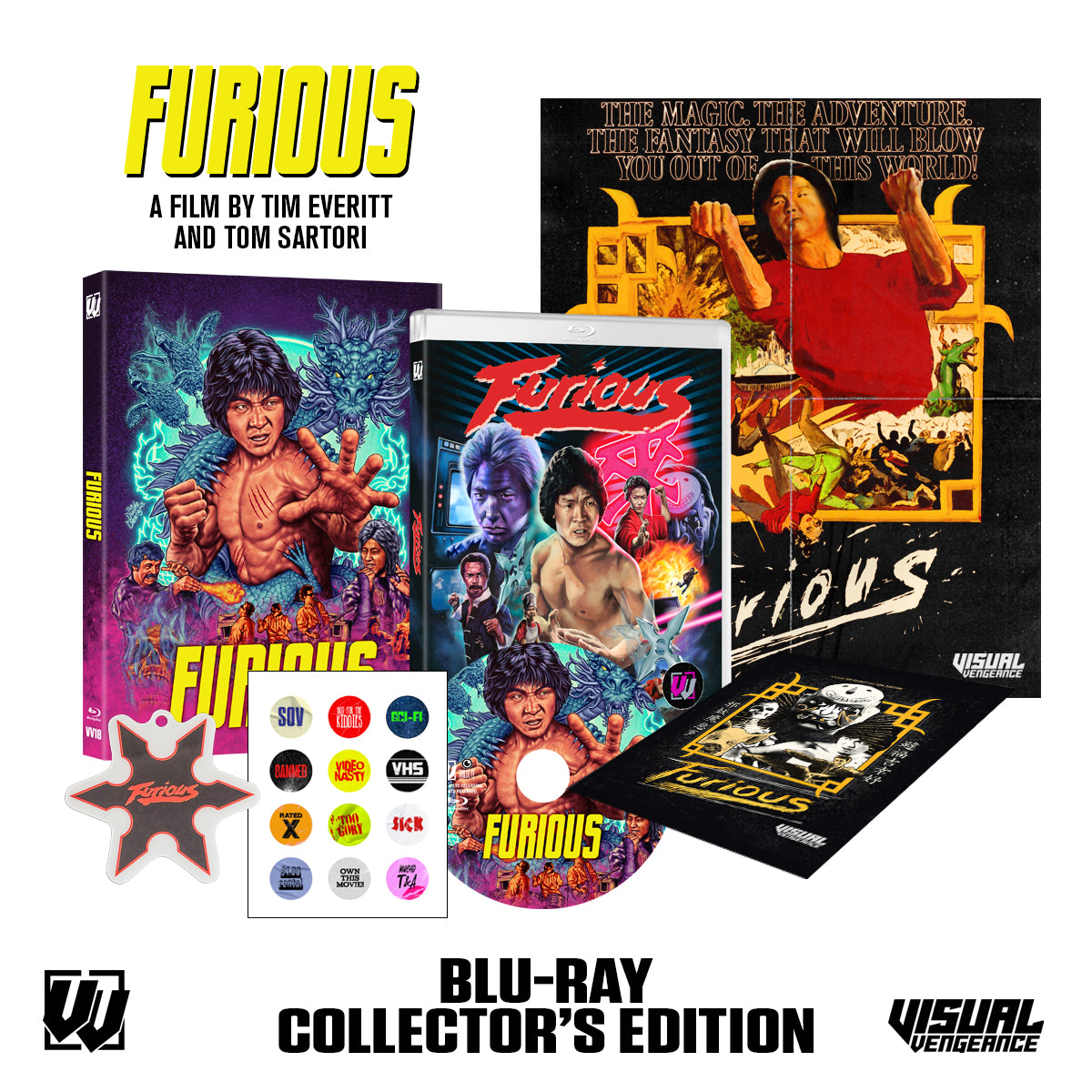 PRE-ORDER Furious (1984) Collector's Edition Visual Vengeance - Blu-ray Region Free