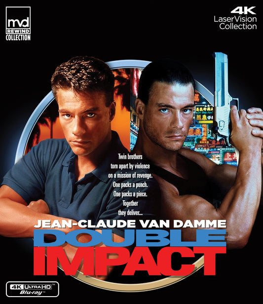 PRE-ORDER Double Impact (1991) Collector's Edition MVD - 4K UHD / Blu-ray Region A