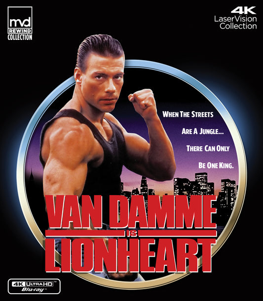 PRE-ORDER Lionheart (1990) EXTENDED CUT LE Slipcover MVD - 4K UHD / Blu-ray