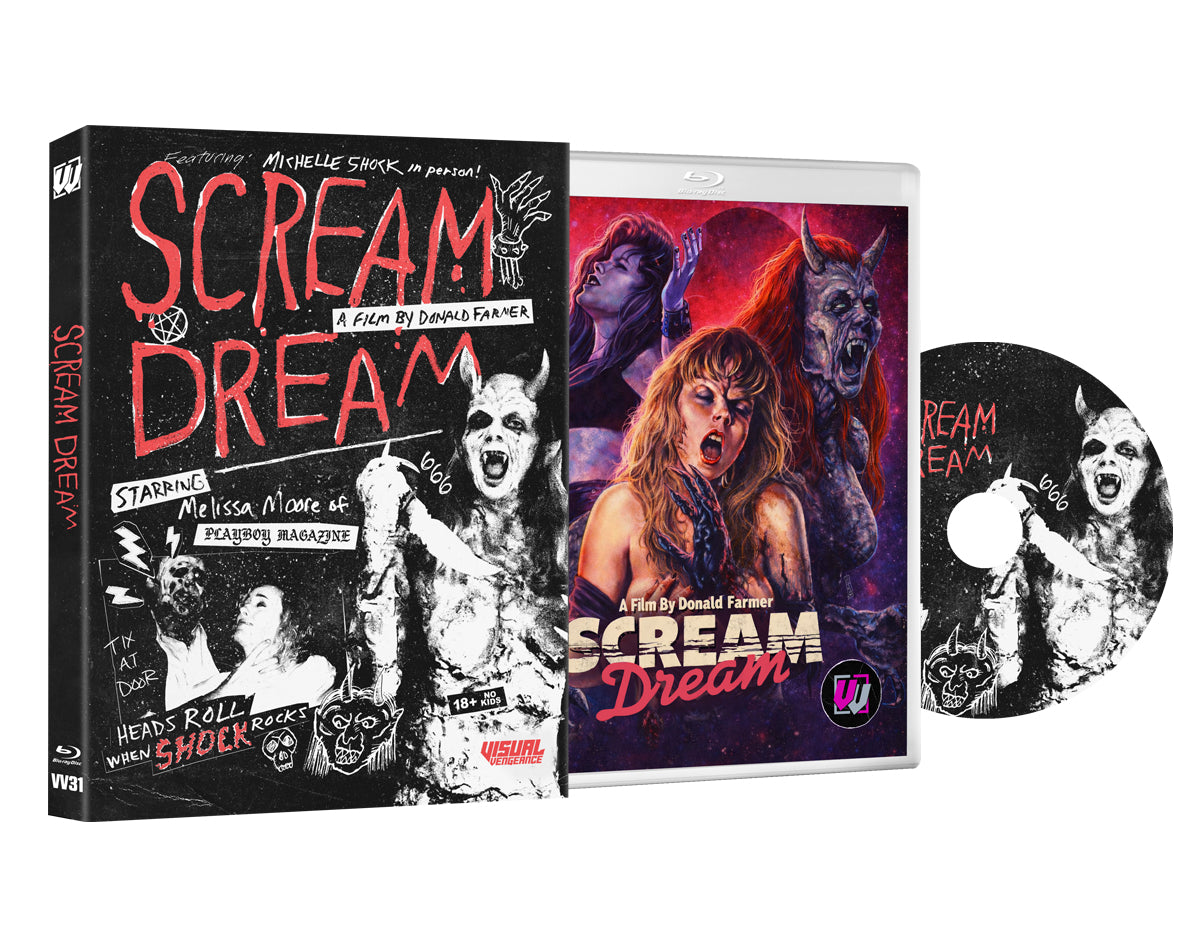 PRE-ORDER Scream Dream (1989) Collector's Edition Slipcover Visual Vengeance - Blu-ray