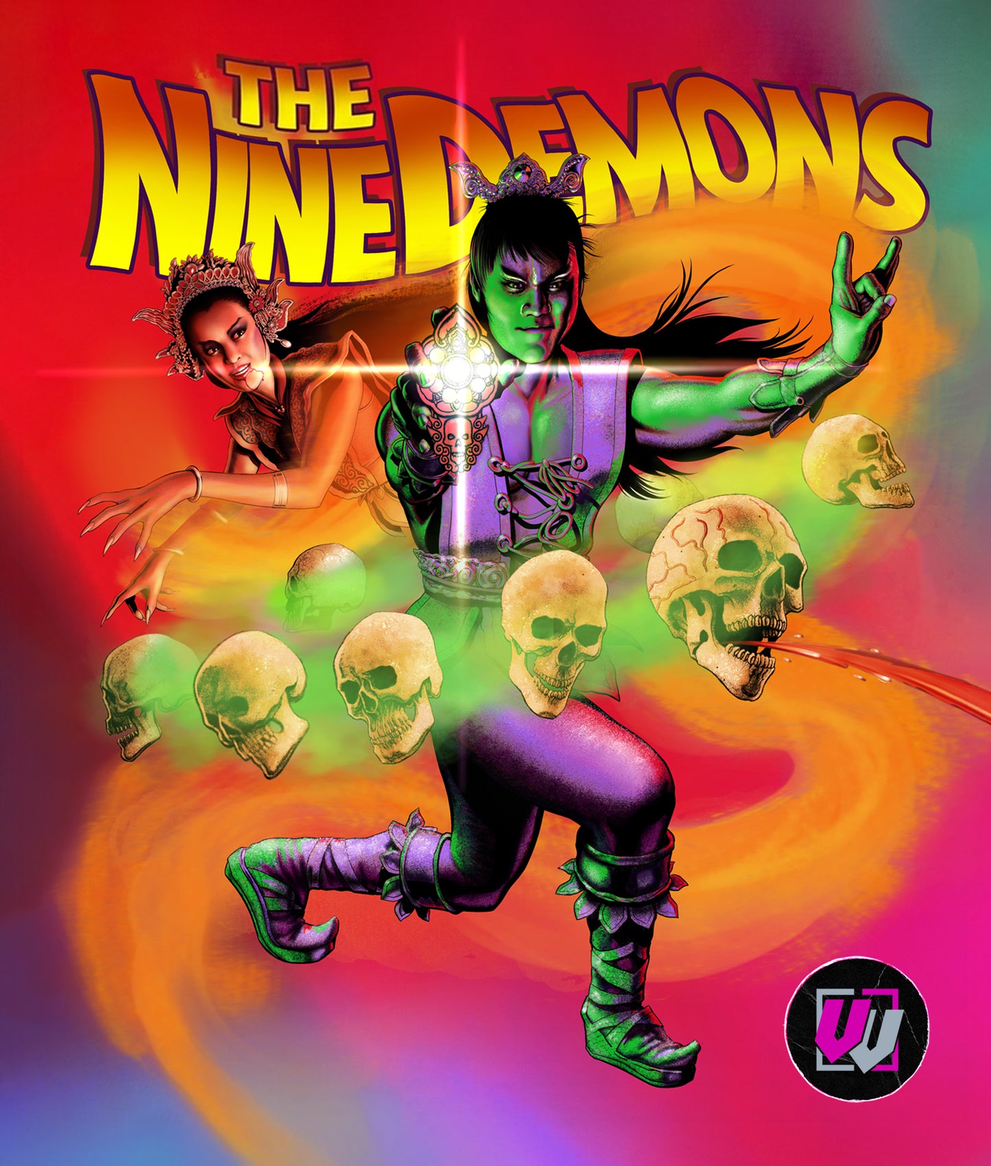 PRE-ORDER The Nine Demons (1984) Collector's Edition Slipcover Visual Vengeance - Blu-ray