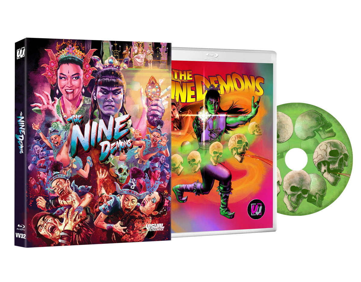 PRE-ORDER The Nine Demons (1984) Collector's Edition Slipcover Visual Vengeance - Blu-ray