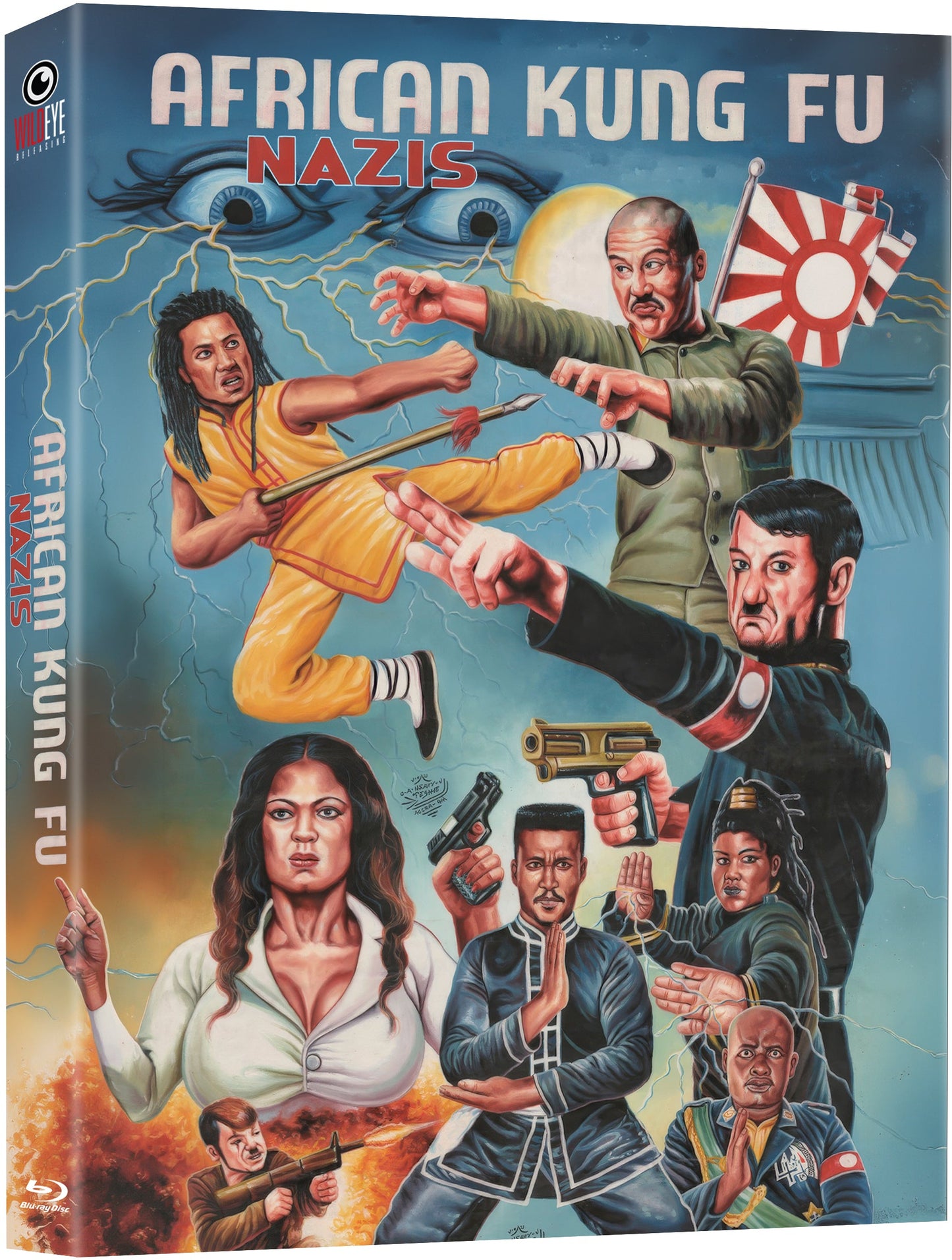 PRE-ORDER African Kung Fu Nazis (2019) LE Slipcase Wild Eye - Blu-ray