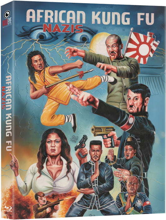 PRE-ORDER African Kung Fu Nazis (2019) LE Slipcase Wild Eye - Blu-ray