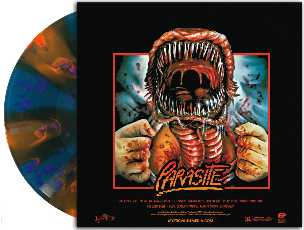 Parasite (1982) OST by Richard Band - Limited 500 Color Vinyl + Poster