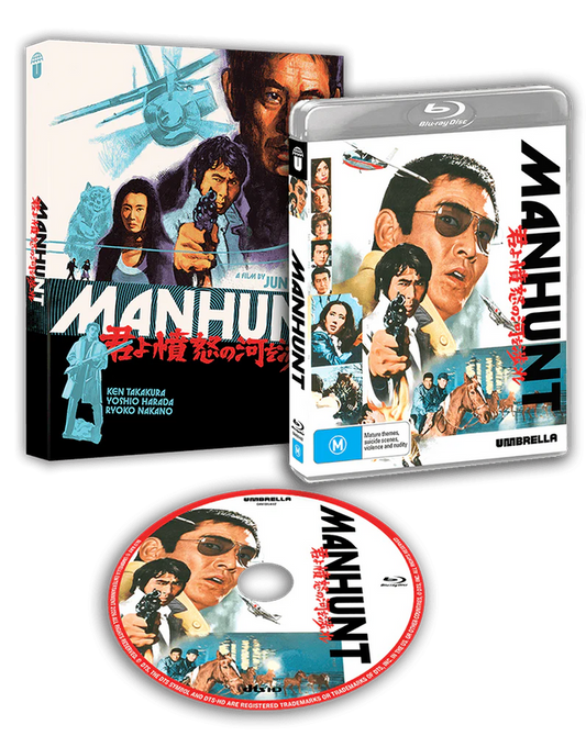 PRE-ORDER Manhunt (1976) Limited Edition Slipcase Umbrella - Blu-ray Region Free