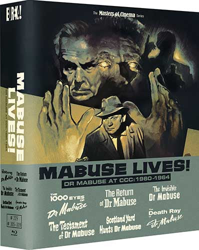 Mabuse Lives! Dr Mabuse at CCC ('60 - '64) LE Eureka US - Blu-ray Region A