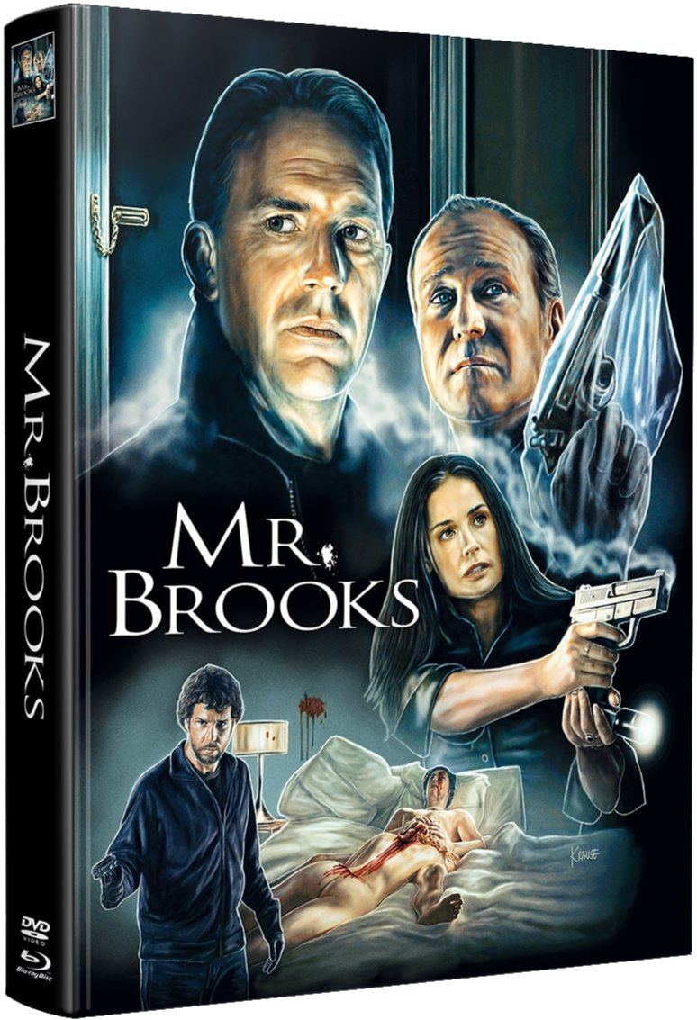 PRE-ORDER Mr. Brooks (2007) LE 133 Padded Mediabook - Blu-ray Region B