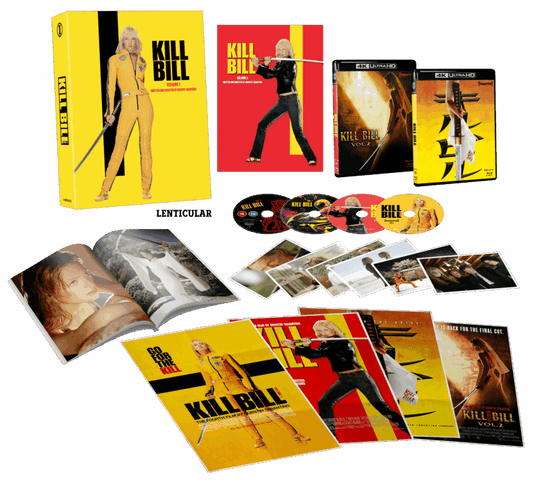 PRE-ORDER Kill Bill: Vol 1 & 2 (Imprint) Limited Edition Lenticular Hardbox - 4K UHD / Blu-ray Region Free