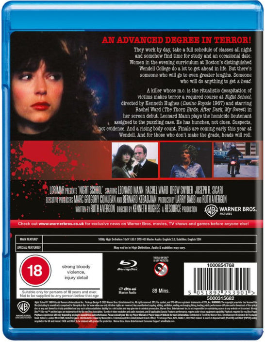 Night School (1981) Warner Bros. Archive Collection - Blu-ray Region Free
