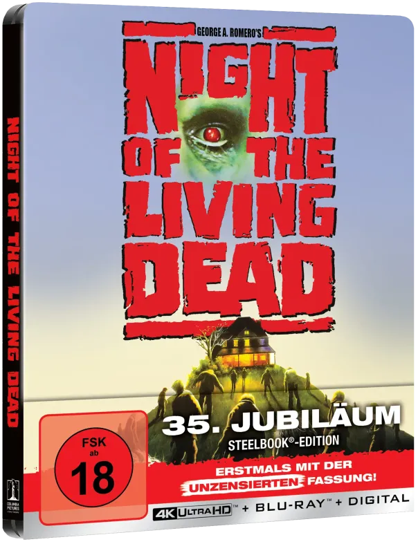 Night of the Living Dead (1990) German Limited Steelbook - 4K UHD / Blu-ray Region Free *ONE PER PERSON*