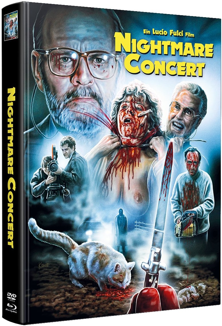 PRE-ORDER Cat in the Brain (Nightmare Concert 1990) LE 100 Padded Mediabook - Blu-ray Region B