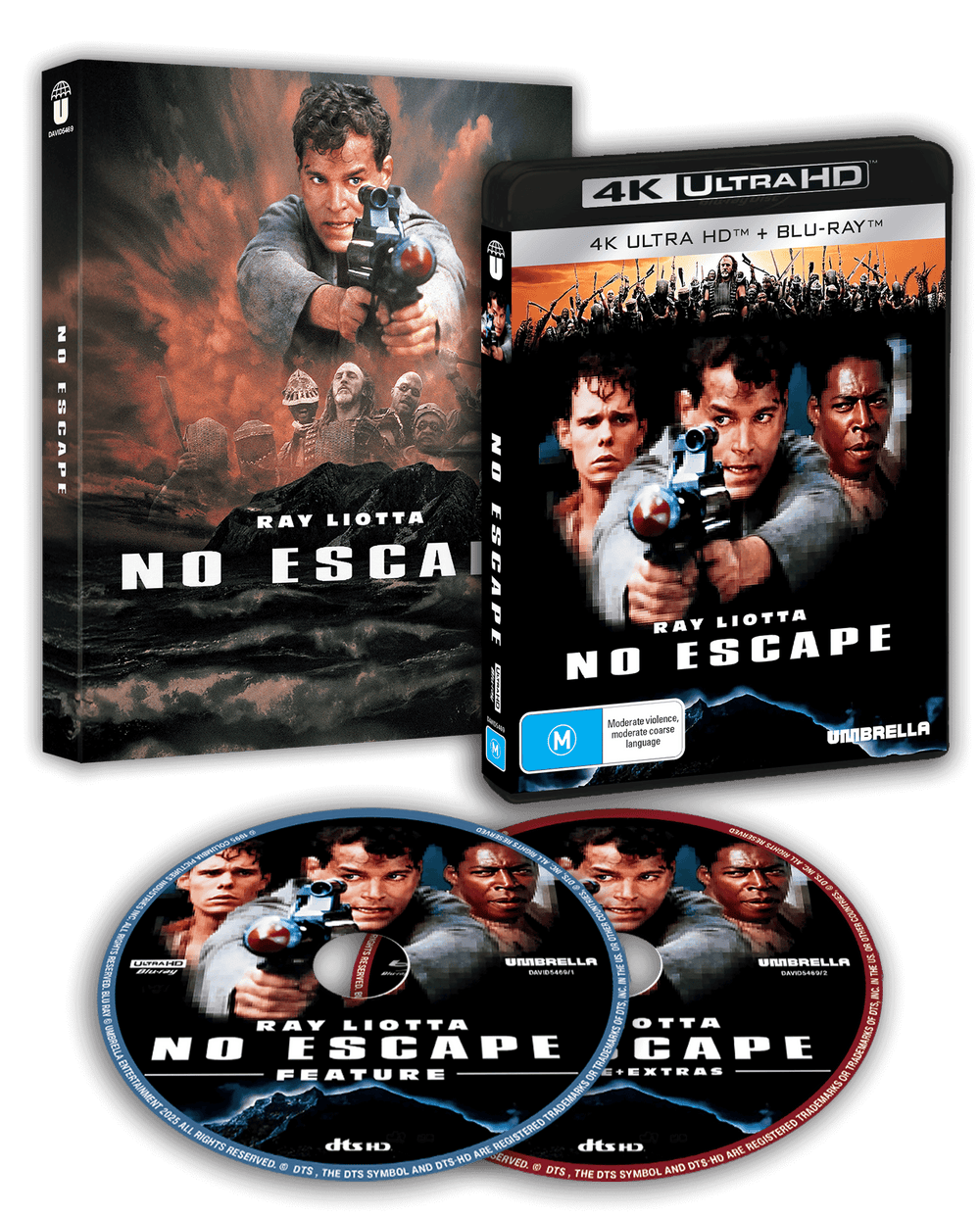 PRE-ORDER No Escape (1994) Slipcover Umbrella - 4K UHD / Blu-ray Region Free